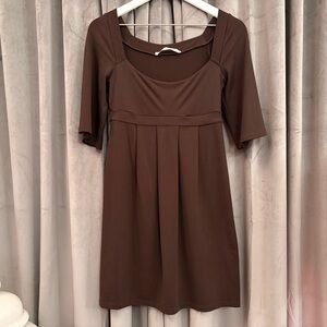 Susana Monaco Chocolate Brown Mini Dress | Small